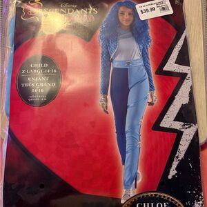 Blue and Silver Child Costume Set
